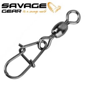 Kopča SAVAGE GEAR Egg Snap Swivel 22kg #4