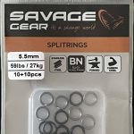 Alkice Savage Gear Stainless Splitrings