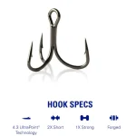 TROKUKA Mustad UDICA (veličina 1/0) 1xStrong