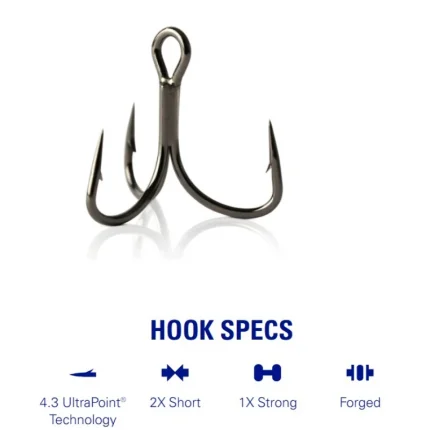 TROKUKA Mustad UDICA (veličina 1/0) 1xStrong