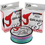 STRUNA J-BRAID X8  150m MULTI COLOR