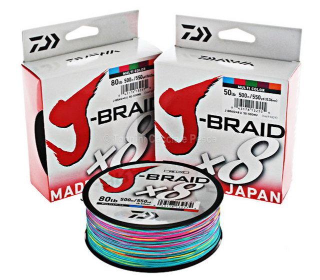 STRUNA J-BRAID X8  150m MULTI COLOR - Slika 1